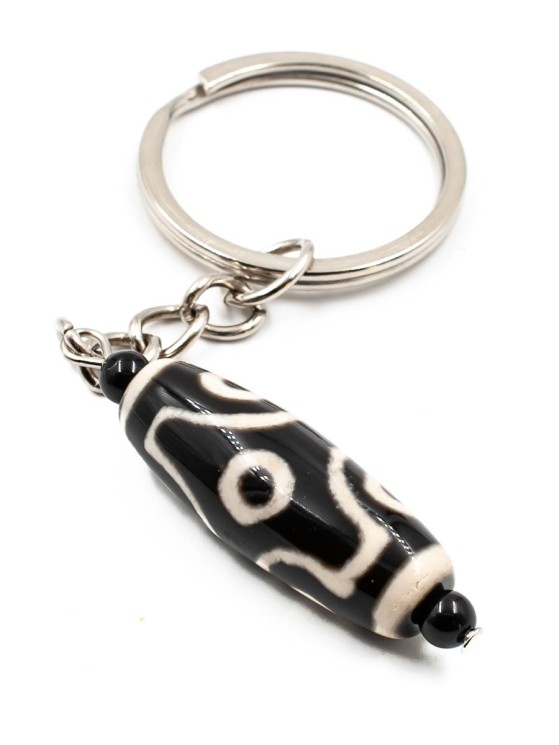 Брелок из агата "Дзи 6 глаз" БРК-710