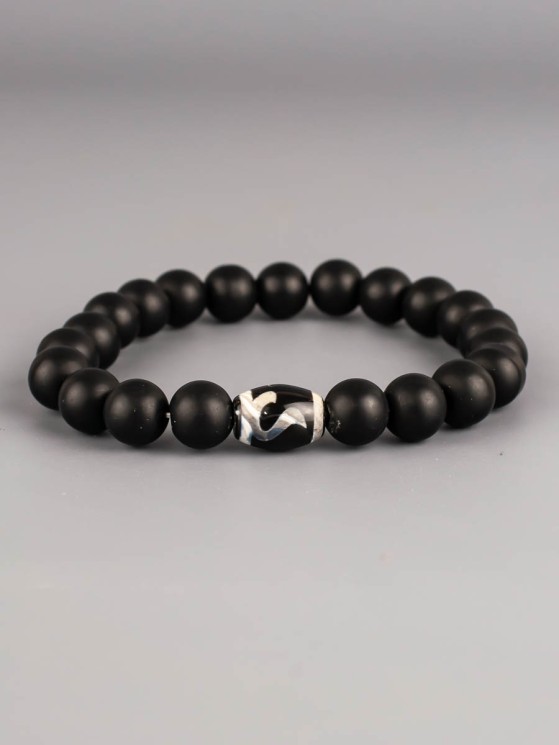 Браслет из шунгита "Дзи Золотой Ключ" бп12567