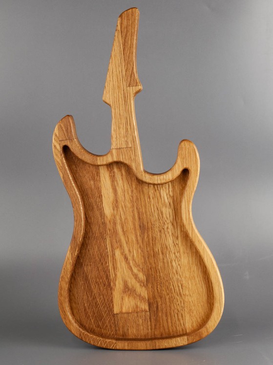 Менажница из дерева дуб 20-34 см "Гитара" 54-056