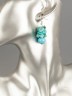 Серьги из бирюзы "Созвучие" 03-1562