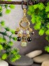 Кулон-оберег со шнурком  "7 Камней - от Сглаза" пд-1101