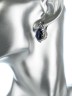 Серьги из кошачьего глаза "Тамара" сг-129-КГС