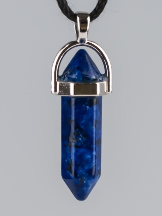 Кулон со шнурком «Кристалл» лазурит пд-кам4104