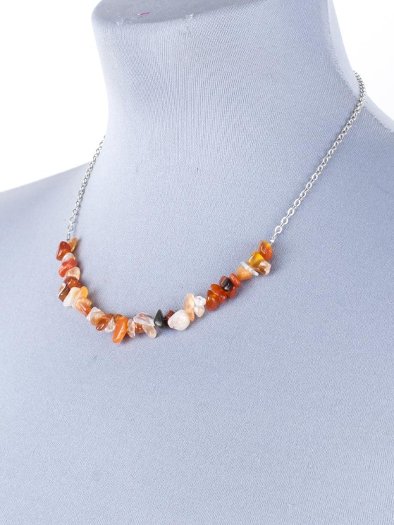 Колье из сердолика "Атлантида" П10947