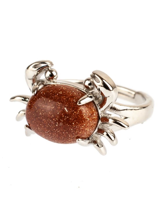 Кольцо из авантюрина "Мечта" 04-375