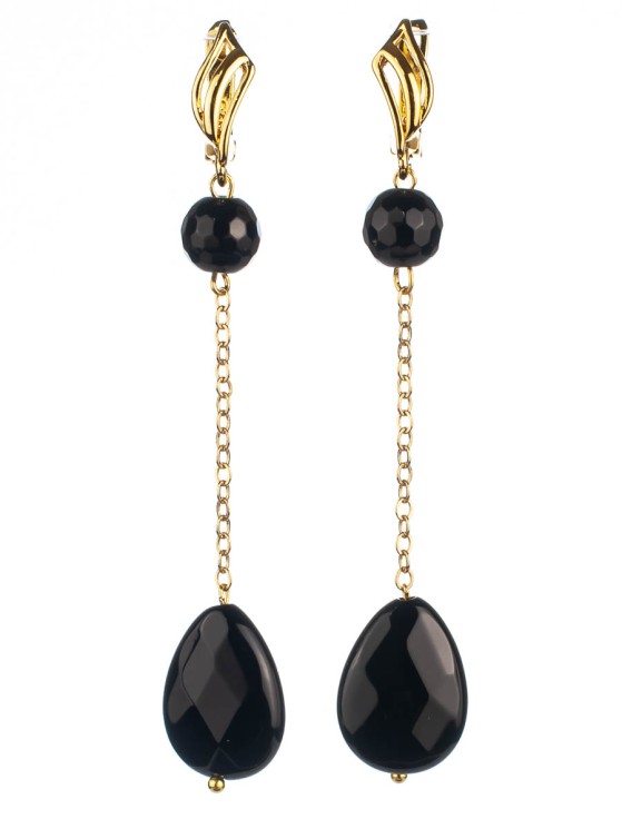 Серьги из агата "Артистка" 03-1357