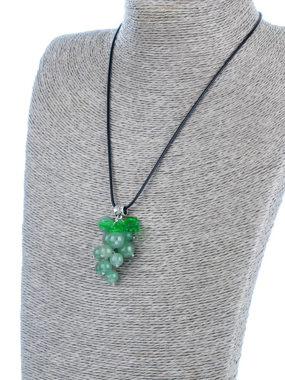 Подвеска из нефрита "Виноград" пд-1034