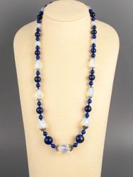 Бусы из лазурита "Сердце океана" 10-219