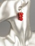 Серьги из им. коралла "Созвучие" 03-1563