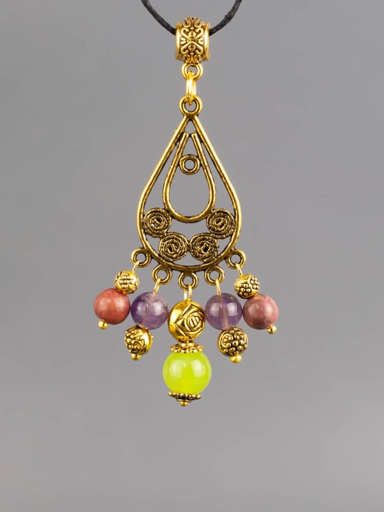 Кулон-оберег со шнурком  "3 Хранителя - Близнец" пд-1102