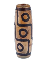 Бусина из агата "Дзи 9 Глаз" пдв-983