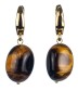 Серьги из тигрового глаза "Настроение" 03-1178