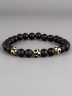 Браслет из шунгита "Дзи 3 Глаза" бп12569