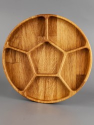 Менажница из дерева дуб d 19 см 54-058