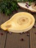 Тарелка сервировочная из дерева ясень d 14-22 см, толщина 20-21 мм ПС-059