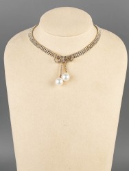 Колье со стразами "Праздник" 01-1315