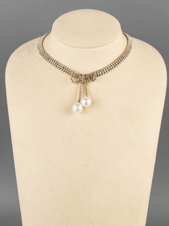 Колье со стразами "Праздник" 01-1315