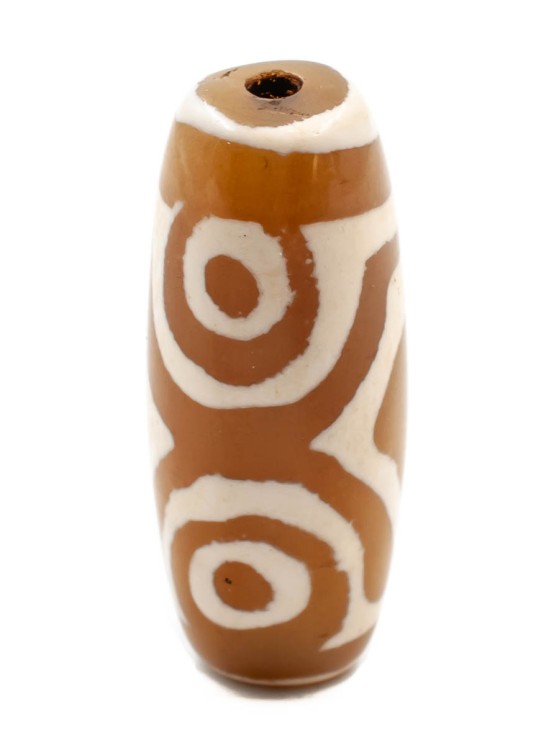 Бусина из агата "Дзи 3 глаза" пдв-632