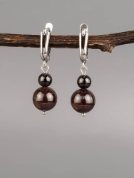 Серьги «Дарина 2» гранат нс-8000а