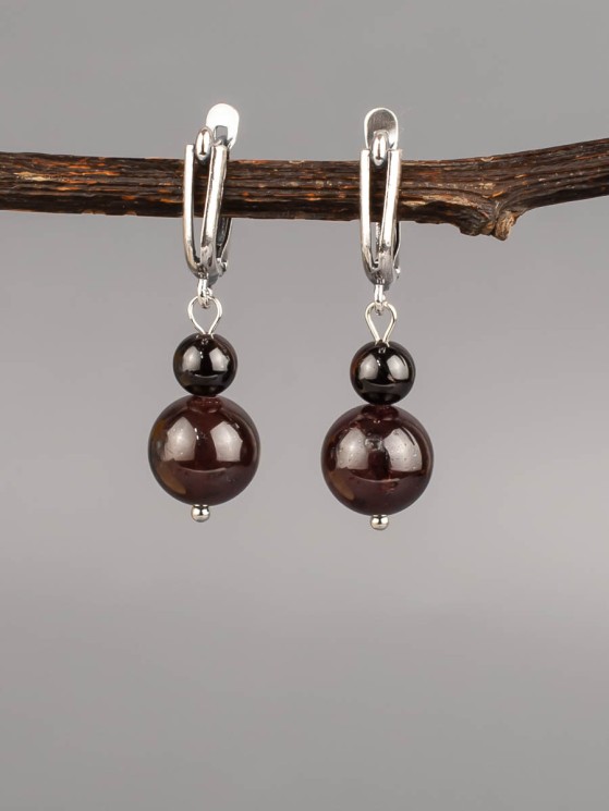 Серьги «Дарина 2» гранат нс-8000а