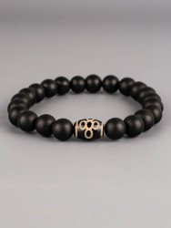 Браслет из шунгита "Дзи 5 Глаз с Молнией" бп12570