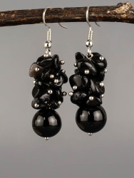 Серьги из агата "Созвучие" 03-1565