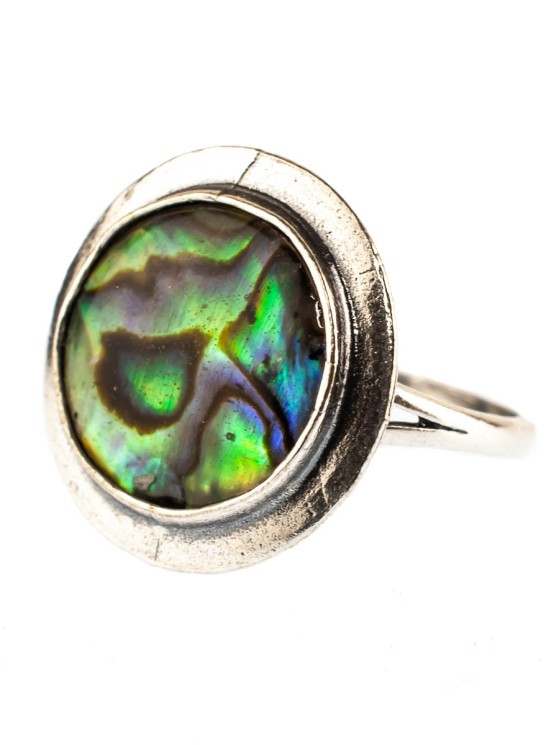 Кольцо из галиотиса "Рондо" кг-077-ГЛ