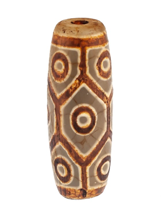 Бусина из агата "Дзи 9 Глаз" пдв-985