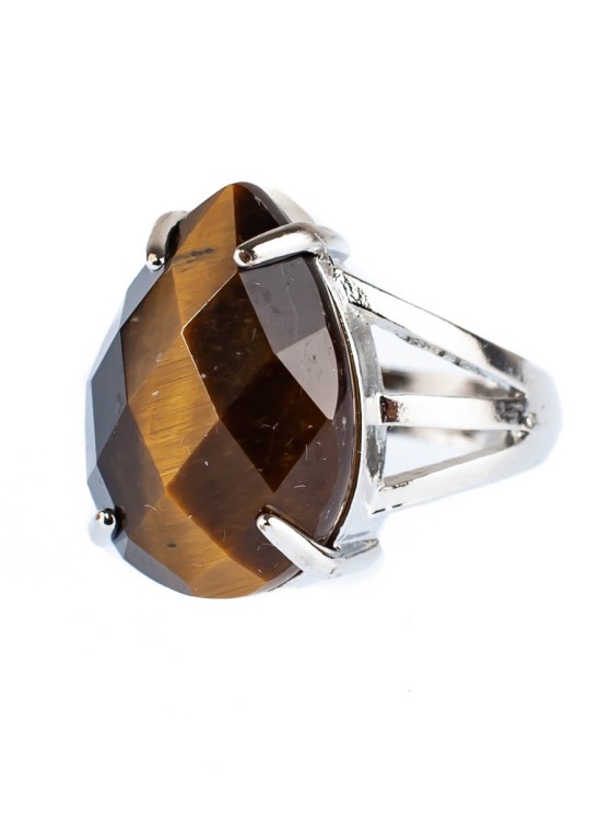 Кольцо из тигрового глаза "Шик" 04-261