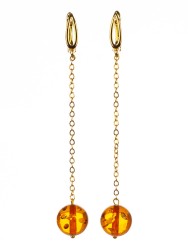 Серьги из янтаря "Венера" 03-1232