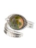 Кольцо из унакита "Змея" 04-600