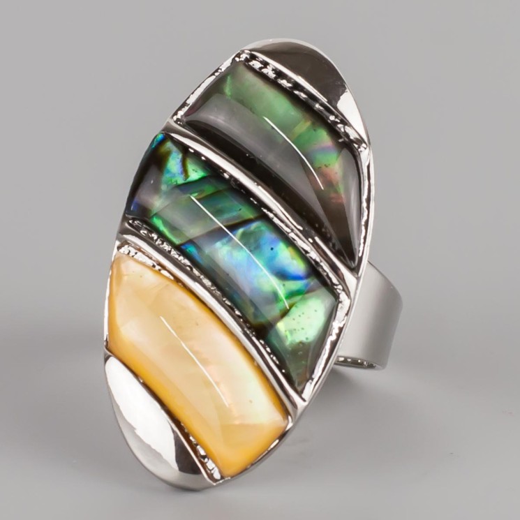 Кольцо "Сиам" Перламутр кп-4430