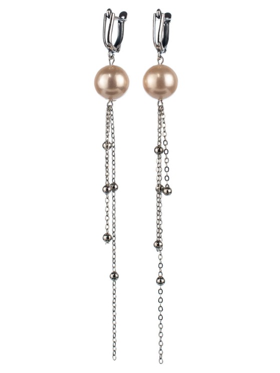 Серьги из жемчуга майорка "Прелесть" 03-593