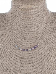 Колье с флюоритом "Нежность" 01-489