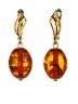 Серьги из янтаря "Кассандра" 03-1233