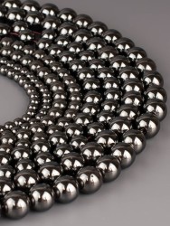 Бусины из гематита "Шар 4" 01-1252