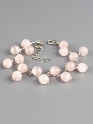 Браслет из кошачьего глаза "Ёлочка" 02-1135