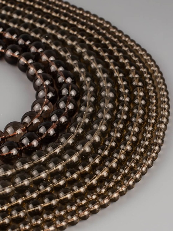 Бусины из раухтопаза "Шар 4" 01-1285