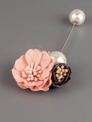 Брошь-игла из жемчуга Майорка "Стиль" бшс-5149