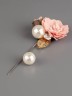 Брошь-игла из жемчуга Майорка "Стиль" бшс-5149