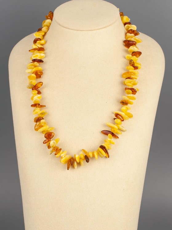 Бусы из янтаря «Брызги солнца» 01-810