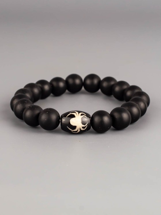 Браслет из шунгита "Дзи Паук" бп12573