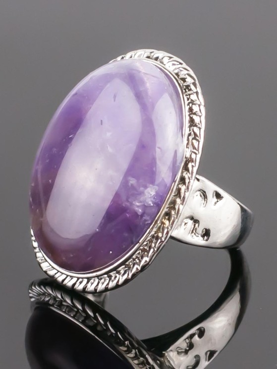 Кольцо "Элегант" аметист кп-4888