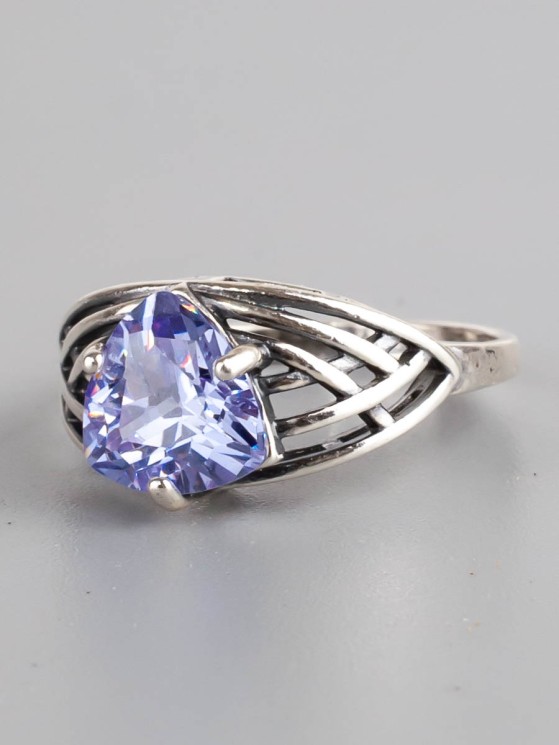 Кольцо из фианита "Изольда" кг-209-ФНА