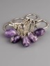 Брелок из аметиста "Стильная штучка" БРК-949