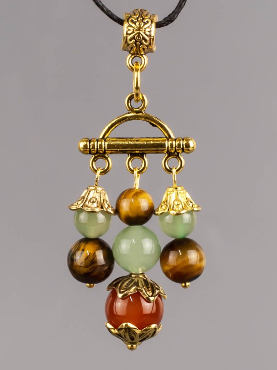 Кулон-оберег со шнурком  "3 Хранителя от сглаза" пд-1068