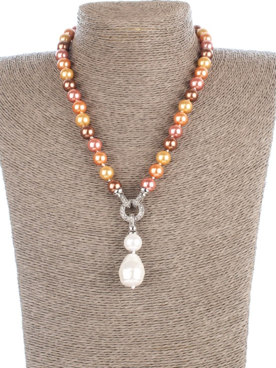 Бусы из жемчуга Майорка «Марианна» 01-397