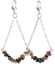 Серьги из турмалин "Атлантида" с9208