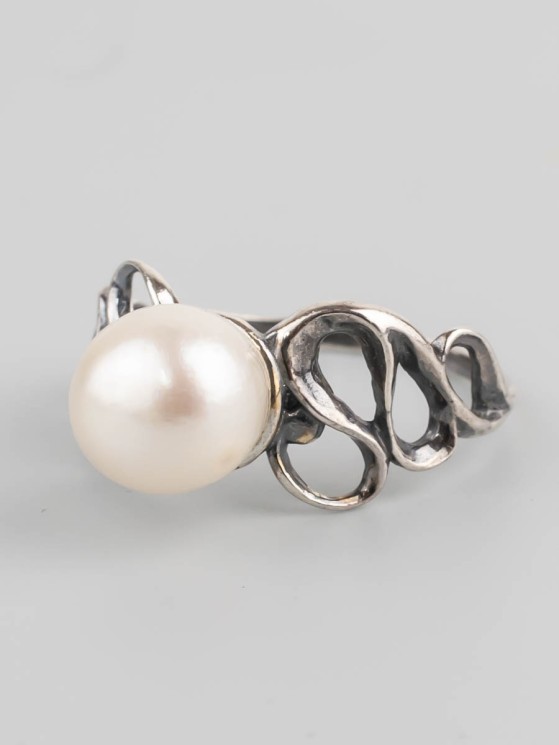 Кольцо из жемчуга "Ариэль" кг-090-ЖМБ1