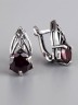 Серьги из из фианита "Изольда" сг-209-ФНР